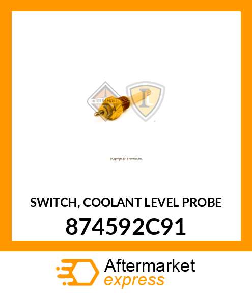 SWITCH, COOLANT LEVEL PROBE 874592C91