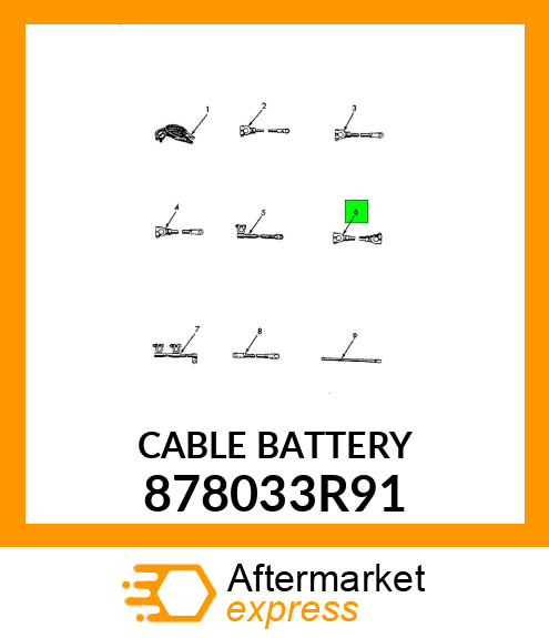 CABLE BATTERY 878033R91