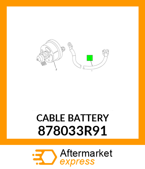 CABLE BATTERY 878033R91