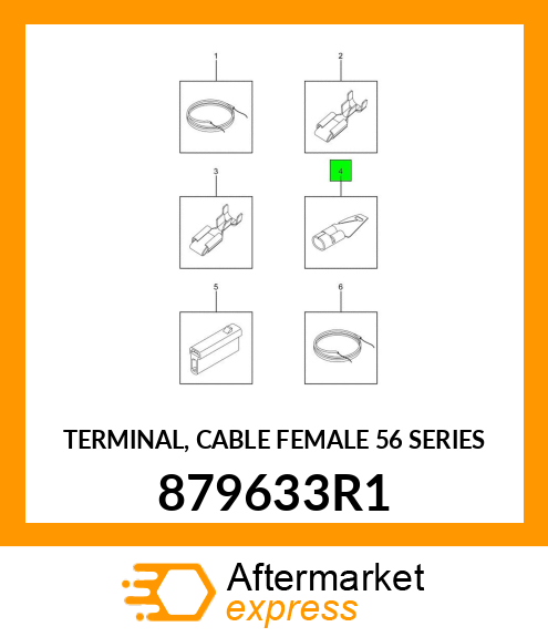 TERMINAL, CABLE FEMALE 56 SERIES 879633R1