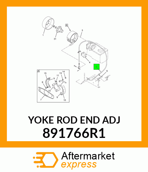 YOKE ROD END ADJ 891766R1