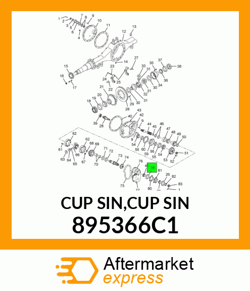 CUP SIN,CUP SIN 895366C1