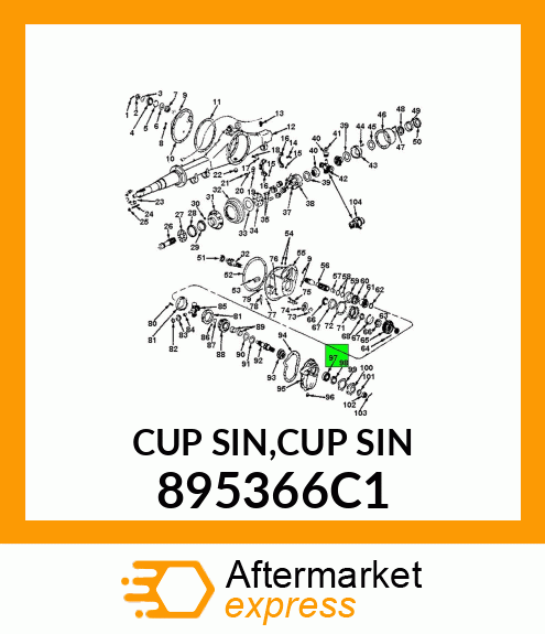 CUP SIN,CUP SIN 895366C1