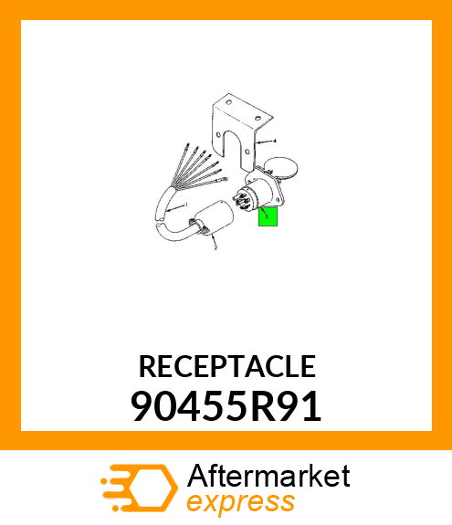 RECPTACL,RECEPTACLE,TRLR CONNE 90455R91