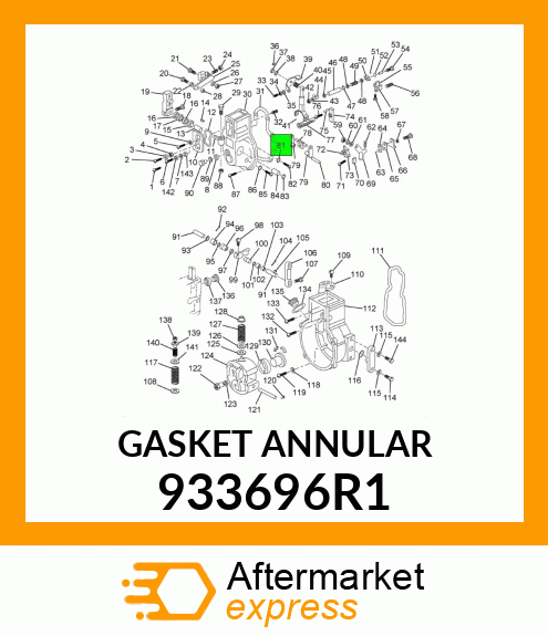 GASKET ANNULAR 933696R1