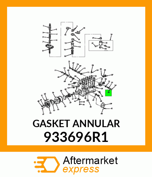 GASKET ANNULAR 933696R1