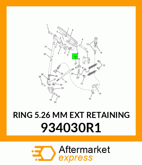 RING 5.26 MM EXT RETAINING 934030R1