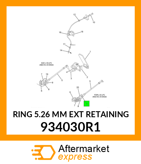 RING 5.26 MM EXT RETAINING 934030R1