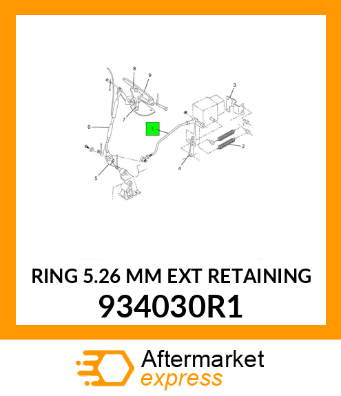 RING 5.26 MM EXT RETAINING 934030R1