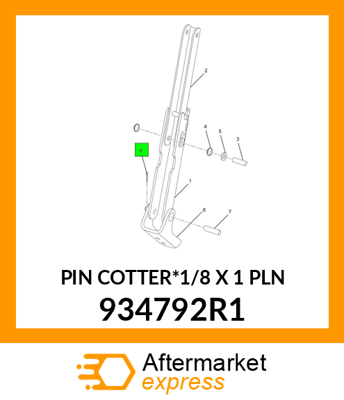PIN COTTER*1/8 X 1 PLN 934792R1