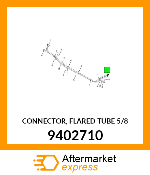 CONNECTOR, FLARED TUBE 5/8" 9402710