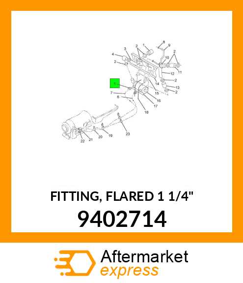 FITTING, FLARED 1 1/4" 9402714