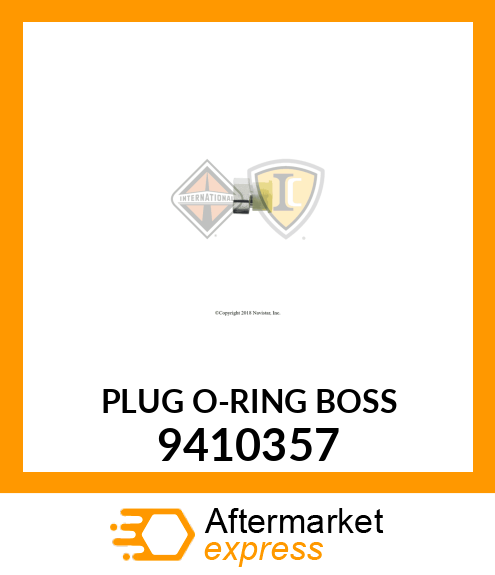 PLUG O-RING BOSS 9410357