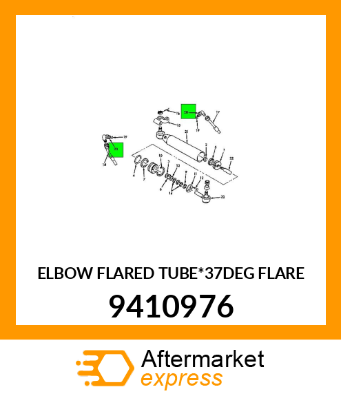 ELBOW FLARED TUBE*37DEG FLARE 9410976