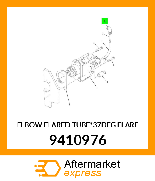 ELBOW FLARED TUBE*37DEG FLARE 9410976