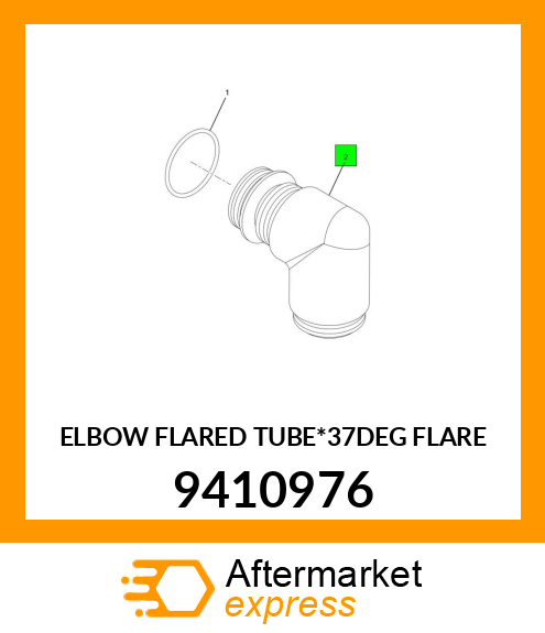 ELBOW FLARED TUBE*37DEG FLARE 9410976