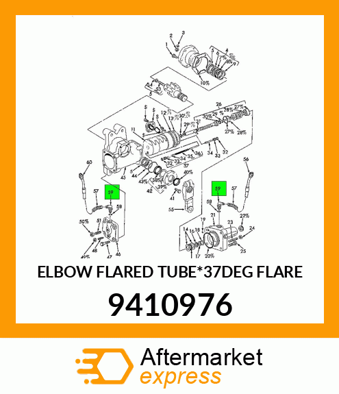 ELBOW FLARED TUBE*37DEG FLARE 9410976