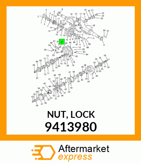 NUT, LOCK 9413980