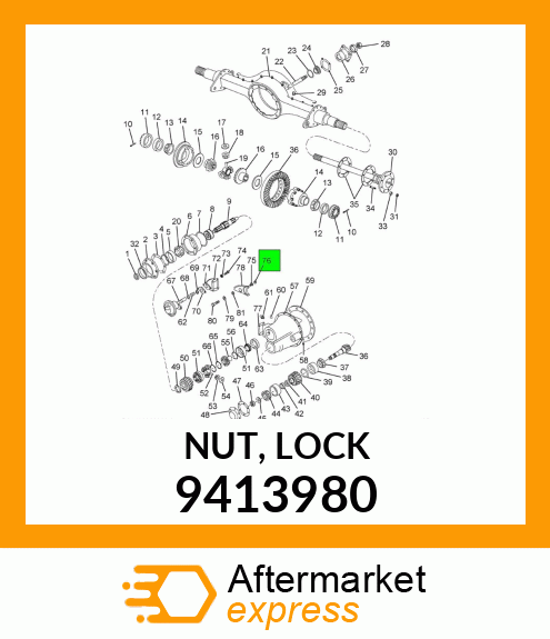 NUT, LOCK 9413980