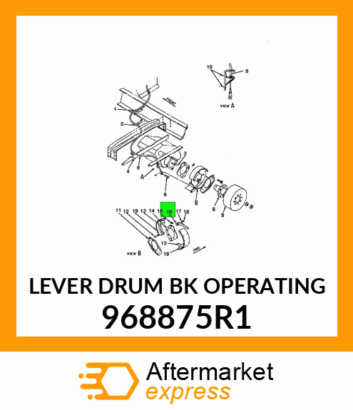 LEVER DRUM BK OPERATING 968875R1