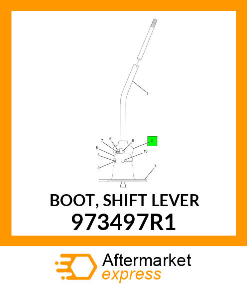 BOOT, SHIFT LEVER 973497R1