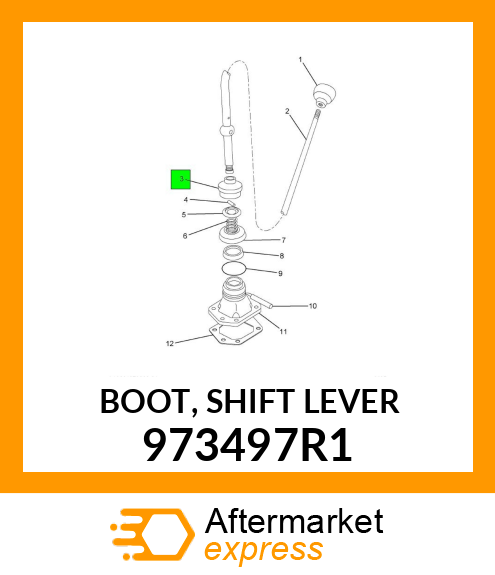 BOOT, SHIFT LEVER 973497R1