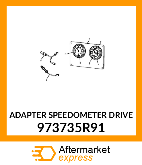 ADAPTER SPEEDOMETER DRIVE 973735R91