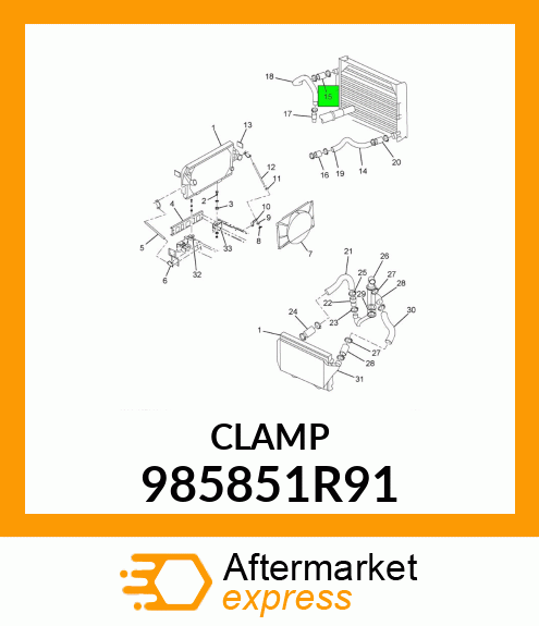 CLAMP 985851R91