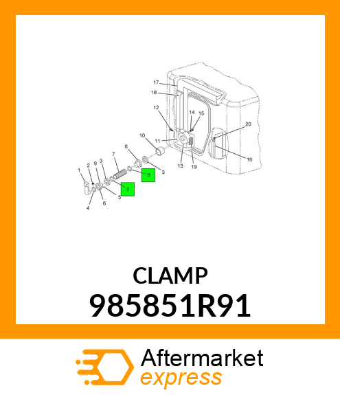 CLAMP 985851R91