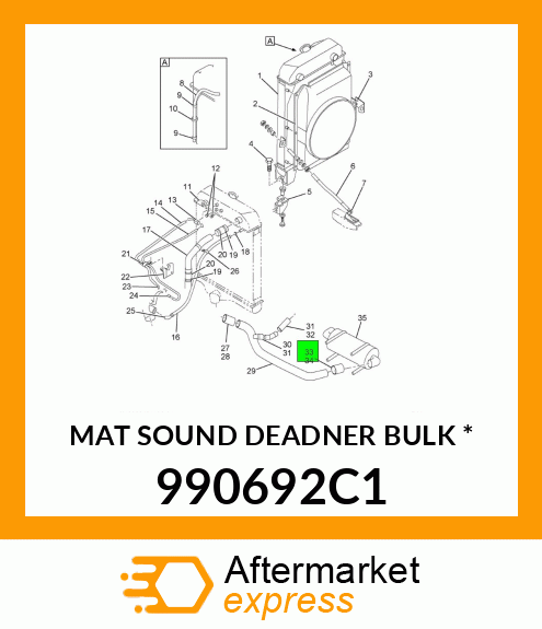 MAT SOUND DEADNER BULK * 990692C1
