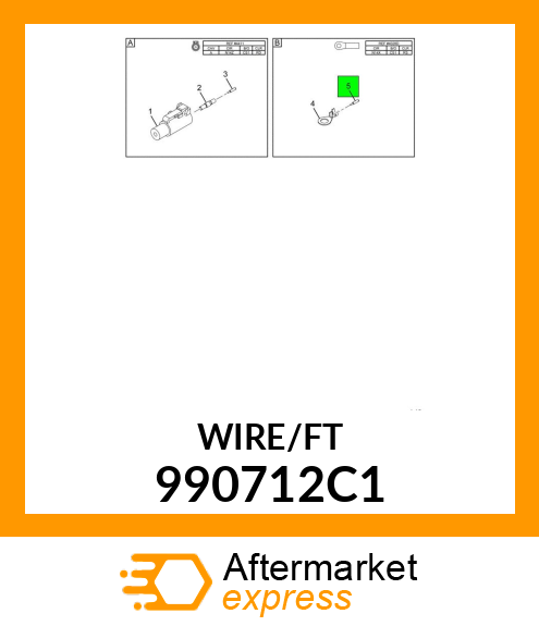 WIRE, FUSIBLE LINK 10 GAUGE 990712C1