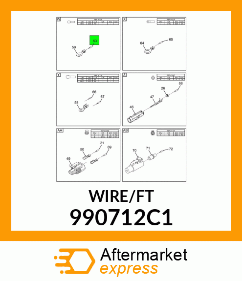 WIRE, FUSIBLE LINK 10 GAUGE 990712C1