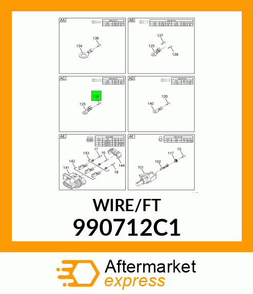 WIRE, FUSIBLE LINK 10 GAUGE 990712C1