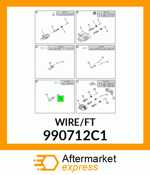 WIRE, FUSIBLE LINK 10 GAUGE 990712C1