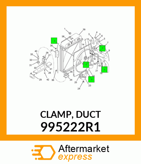 CLAMP, DUCT 995222R1