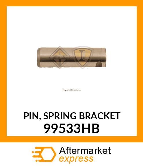 PIN, SPRING BRACKET 99533HB