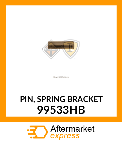 PIN, SPRING BRACKET 99533HB