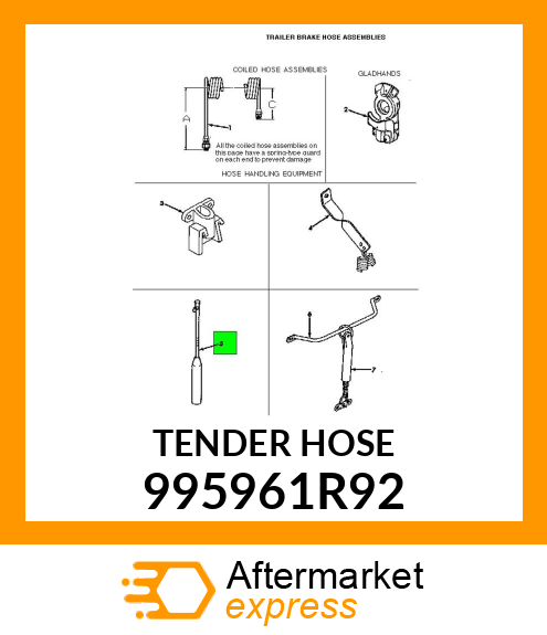 TENDER HOSE 995961R92