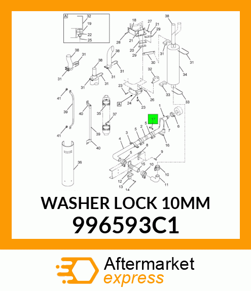 WASHER LOCK 10MM 996593C1