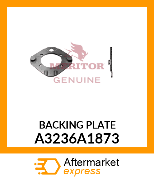 BACKING PLATE A3236A1873