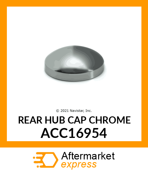 REAR HUB CAP CHROME ACC16954
