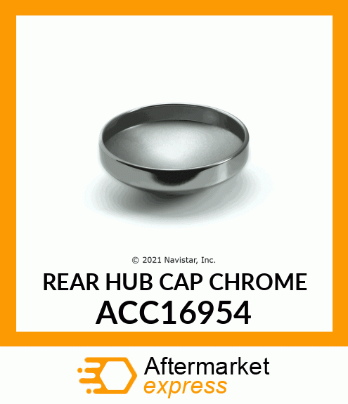 REAR HUB CAP CHROME ACC16954