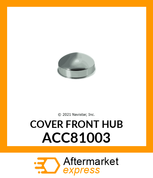 COVER FRONT HUB ACC81003