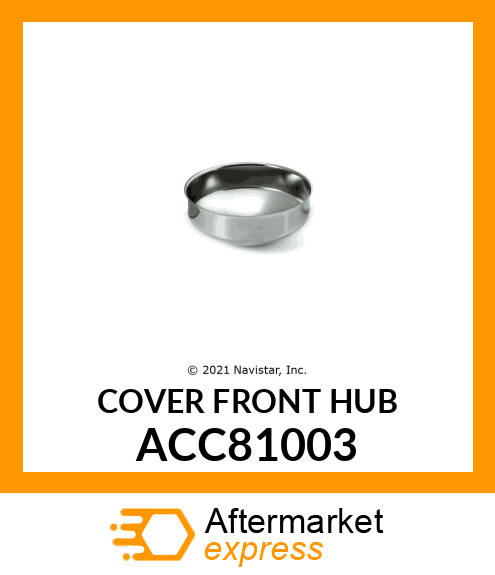 COVER FRONT HUB ACC81003