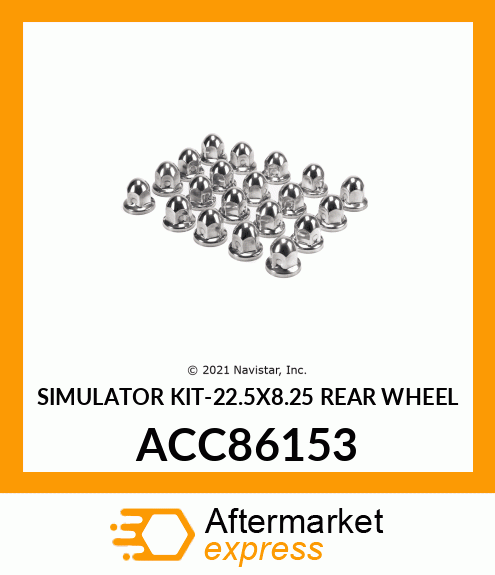 SIMULATOR KIT-22.5X8.25 REAR WHEEL ACC86153