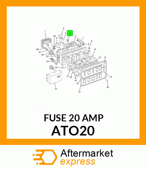 FUSE 20 AMP ATO20