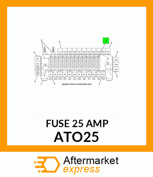 FUSE 25 AMP ATO25