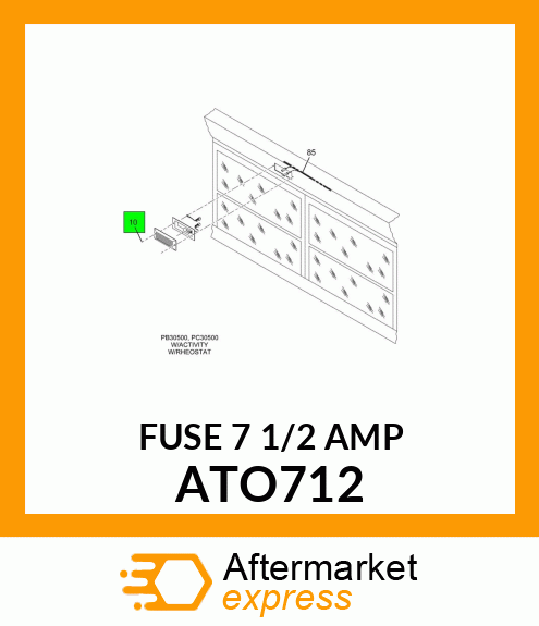 FUSE 7 1/2 AMP ATO712