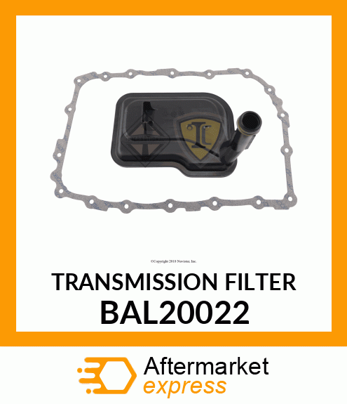 TRANSMISSION FILTER BAL20022