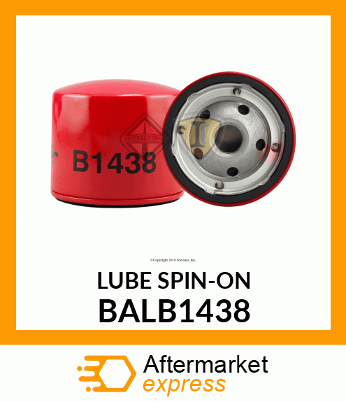 LUBE SPIN-ON BALB1438